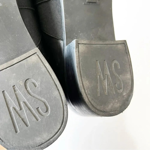 Stuart Weitzman Classic Black Loafer Women’s Size 10 Elastic Monk‎ Strap Classic - Picture 10 of 13